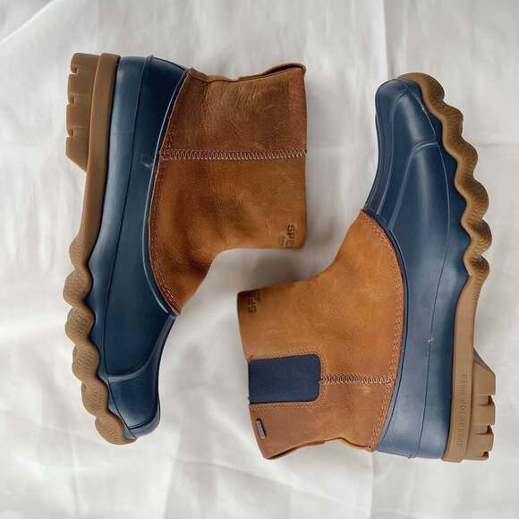 Rare Sperry Top-Sider Brown Leather Snow Duck Boots (STS16428)- Mens Size US 10M main image 9